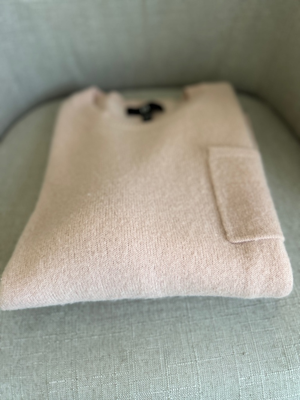 Banana Republic 100% Cashmere Relaxed Fit Sweater, Dusty Pink, XS
